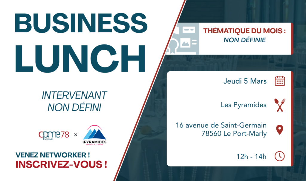 Visuel du Business Lunch du 5 mars 2026